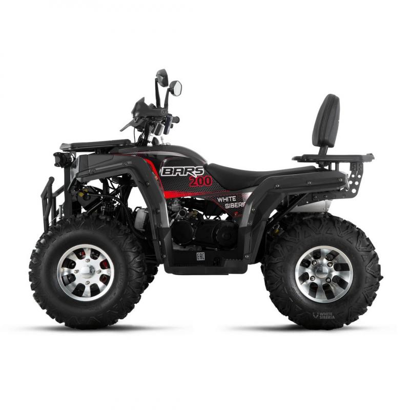 Бензиновый квадроцикл WHITE SIBERIA BARS 200CC PRO (черный)