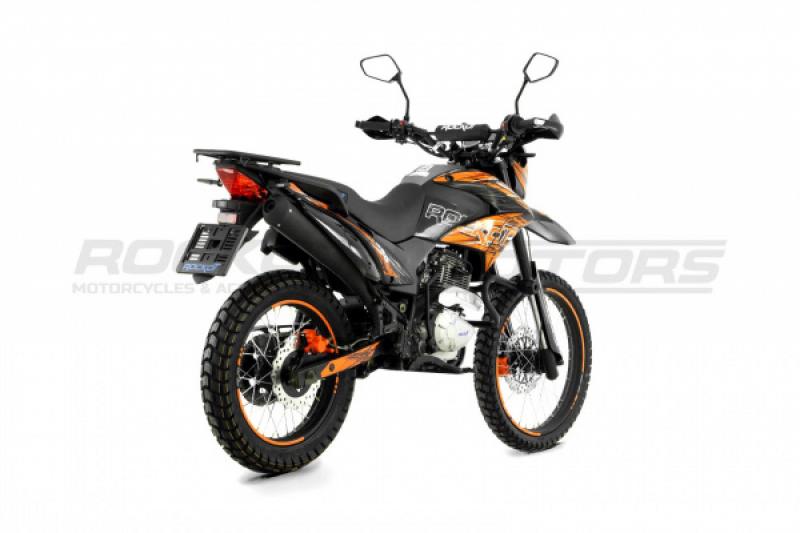 Мотоцикл эндуро ROCKOT XR250 (черный/оранжевый, 21/18, ЭПТС)