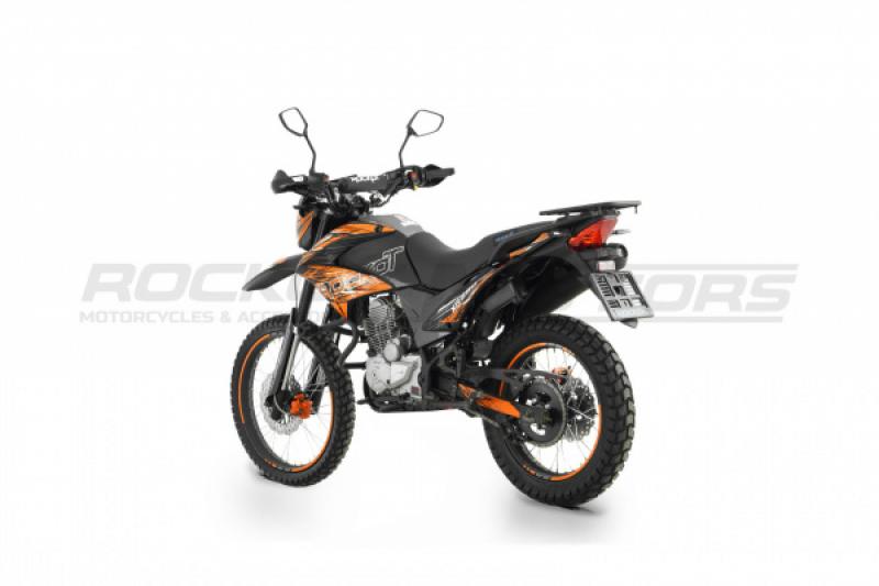 Мотоцикл эндуро ROCKOT XR250 (черный/оранжевый, 21/18, ЭПТС)