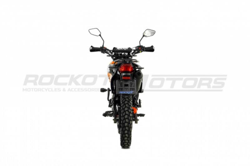 Мотоцикл эндуро ROCKOT XR250 (черный/оранжевый, 21/18, ЭПТС)